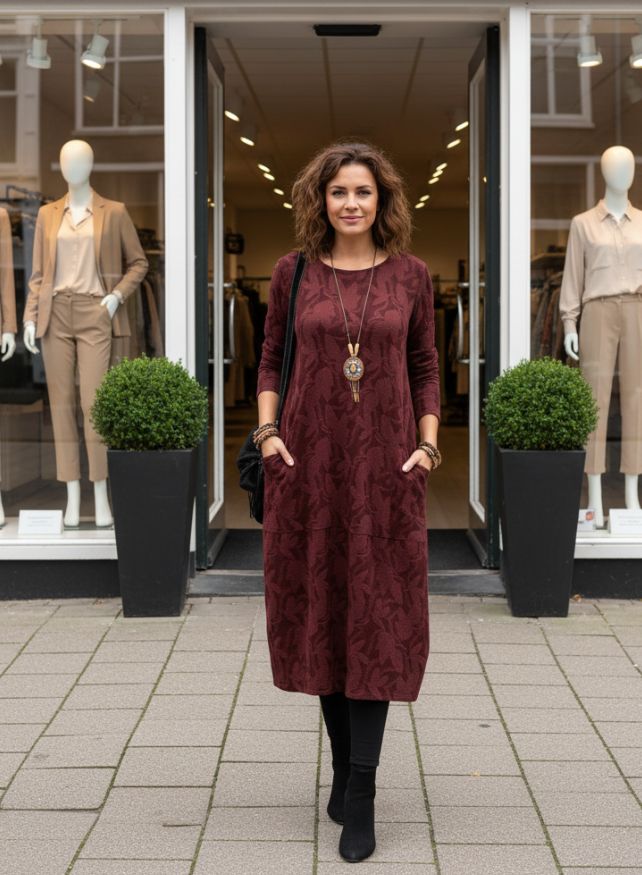 Juliette - Warme winterse jurk met elegante snit