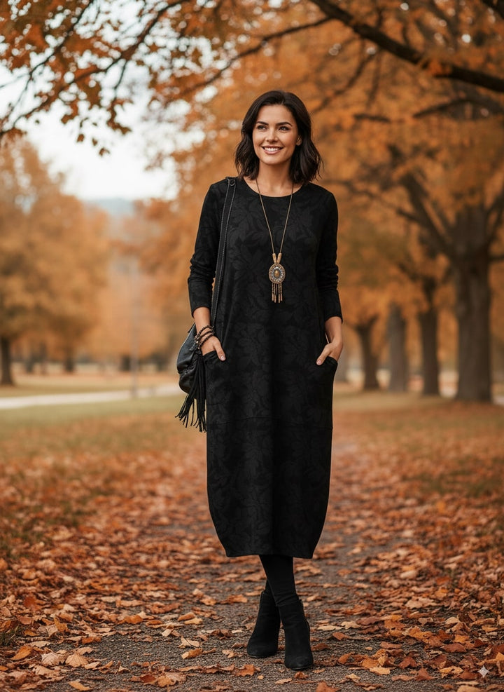 Juliette - Warme winterse jurk met elegante snit